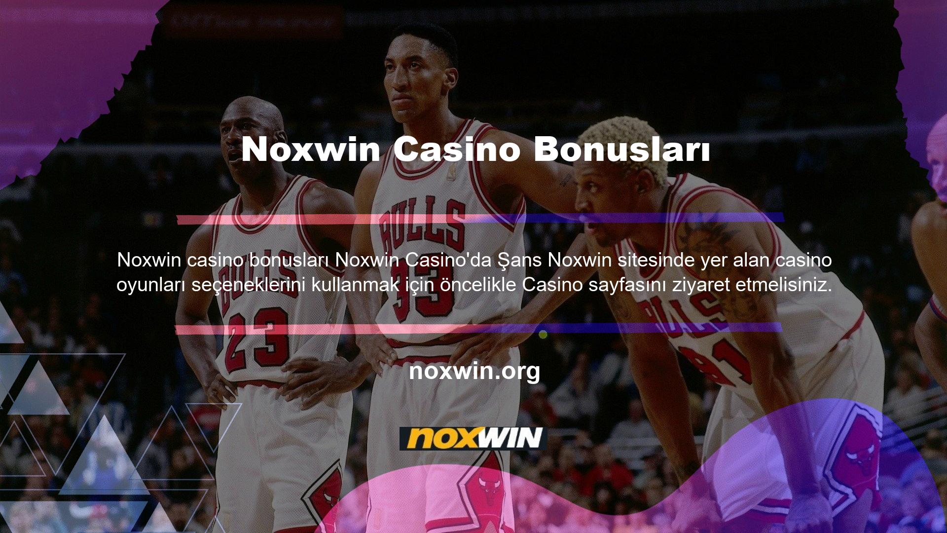 Bu, Noxwin web sitesinde menü çubuğunun üst kısmında bulunan casino düğmesine tıkladığınızda casino oyunlarının göründüğü alandan kaynaklanmaktadır