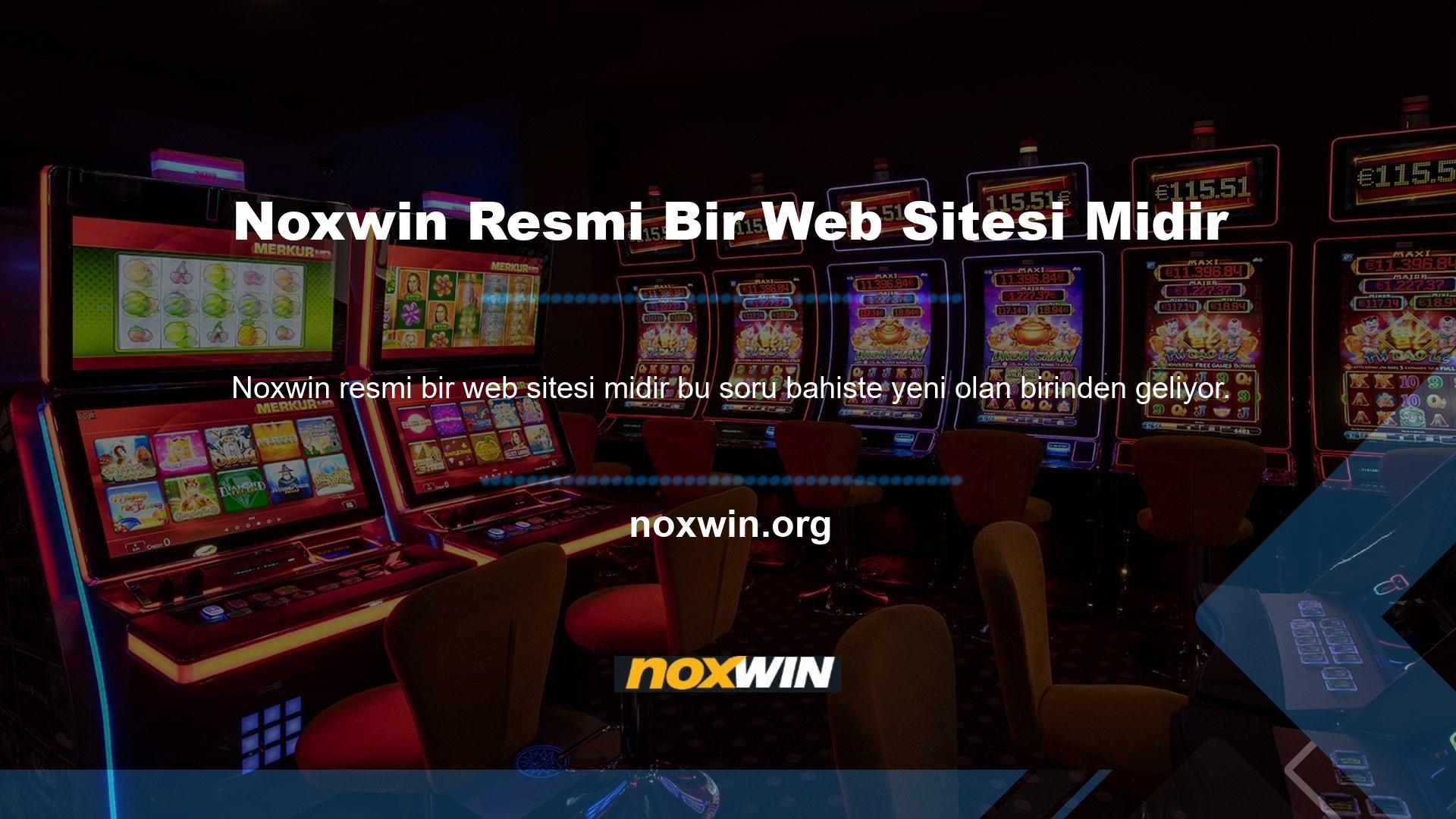 Noxwin uzun yıllardır oyun sektörüne hizmet veren ve güvenilirliği ile bilinen bir platformdur