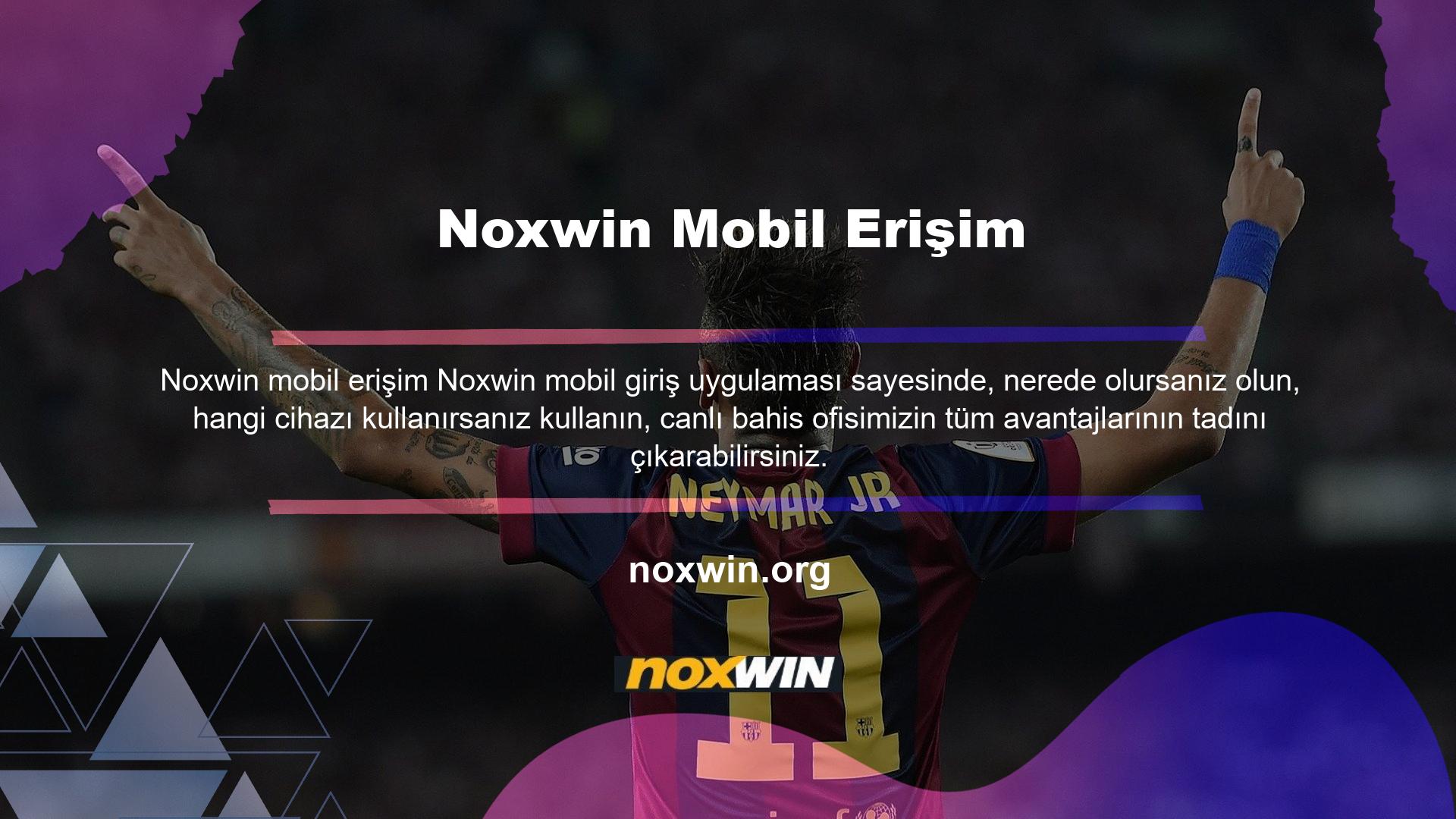 Noxwin Mobile Giriş Uygulaması, deneyimli oyun uzmanlarından oluşan bir ekip tarafından işletilen popüler ve güvenilir bir canlı oyun sitesidir